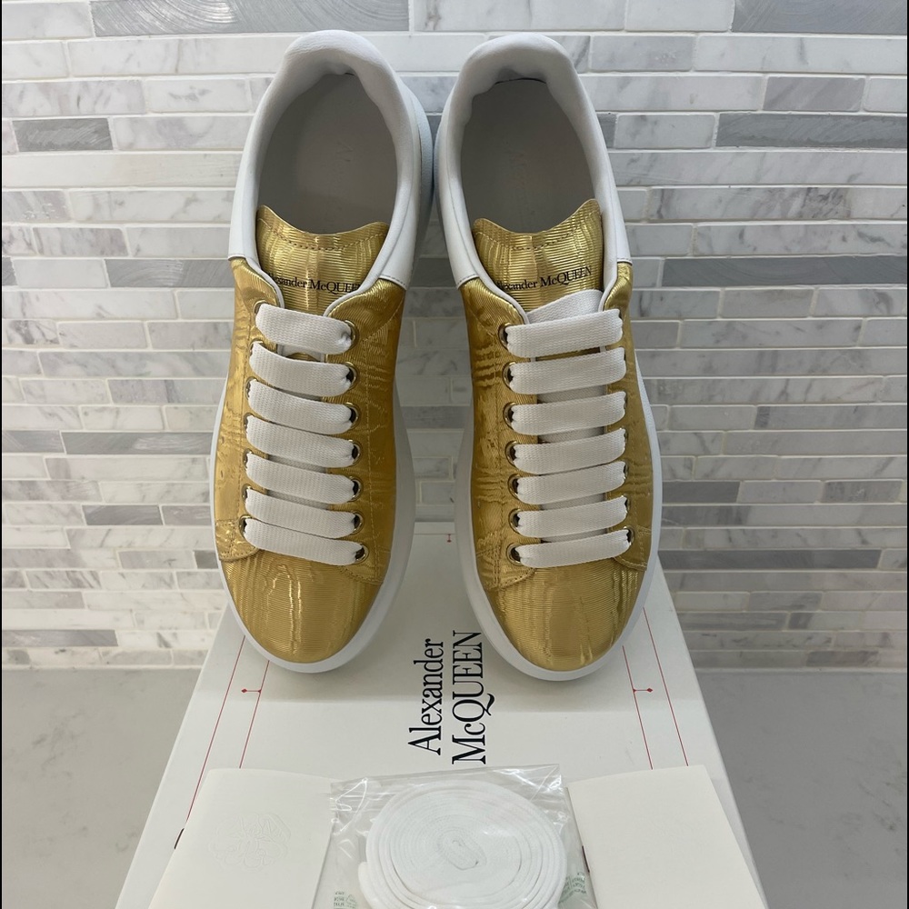 Alexander McQueen Oversized Suede Sneakers